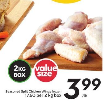 Sobeys Seasoned split chicken wings offer
