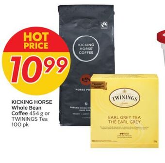 Sobeys Kicking horse whole bean coffee offer