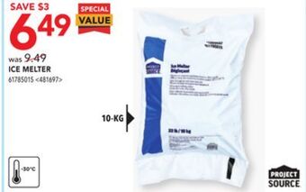 Lowe's Project source ice melter offer