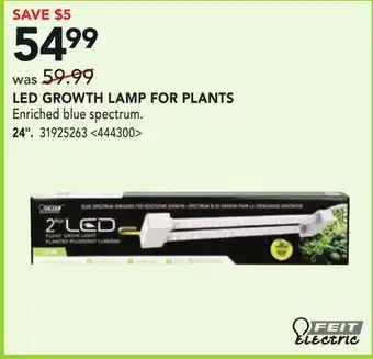Lowe's Feit electric led growth lamp for plants 24" offer