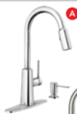 Lowe's Moen "nori" pull-down kitchen faucet offer