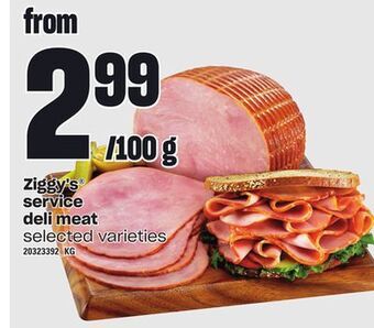 Loblaws Ziggy's® service deli meat offer