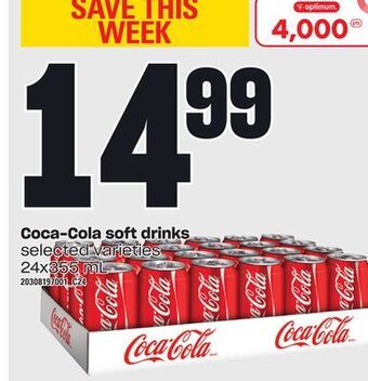 Loblaws Coca-cola soft drinks, 24x355 ml offer