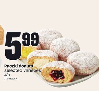 Loblaws Paczki donuts, 4's offer