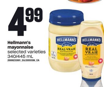 Hellmann's mayonnaise, 340/445 ml