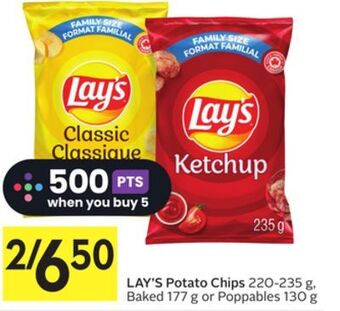 Foodland Lay's potato chips offer