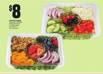 Loblaws Premium salads, 257–367 g offer