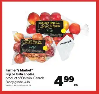 Real Canadian Superstore Farmer's market™ fuji or gala apples, 4 lb offer