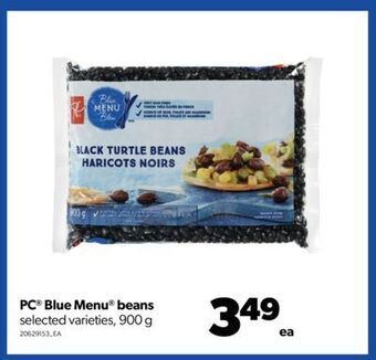Real Canadian Superstore Pc® blue menu® beans, 900 g offer