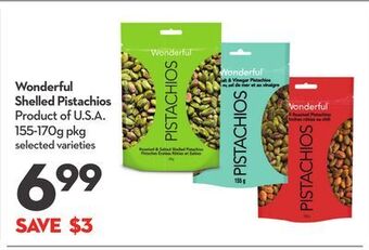 Longo's Wonderful shelled pistachios offer