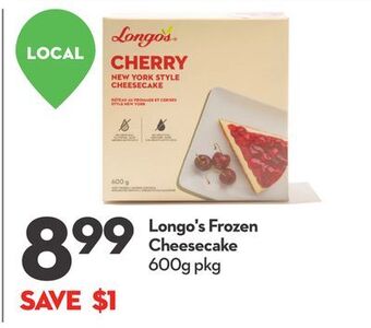 Longo's Longo's frozen cheesecake offer