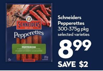 Longo's Schneiders pepperettes offer