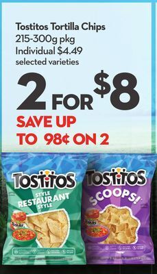 Longo's Tostitos tortilla chips offer