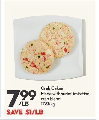 Longo's Crab cakes offer
