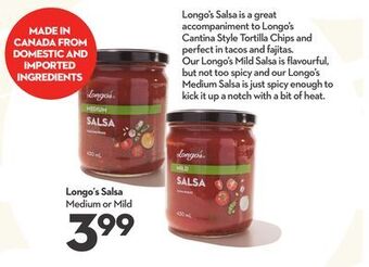 Longo's Longo's salsa offer