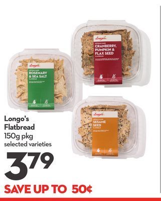 Longo's Longo's flatbread offer