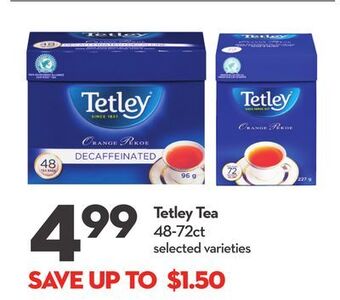 Longo's Tetley tea offer
