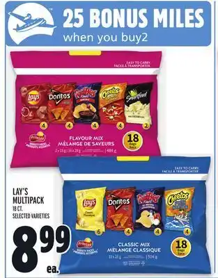 Metro Lay's multipack offer
