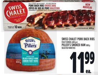 Metro Swiss chalet pork back ribs offer
