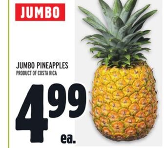 Metro Jumbo pineapples offer