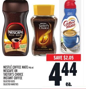 Metro Nestlé coffee mate offer