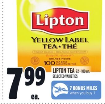Metro Lipton tea offer