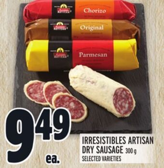 Metro Irresistibles artisan dry sausage offer