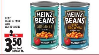 Metro Heinz beans or pasta offer