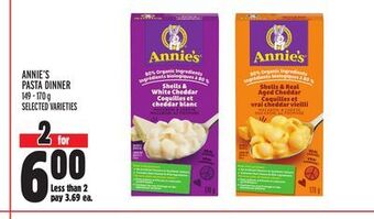 Metro Annie's pasta dinner offer