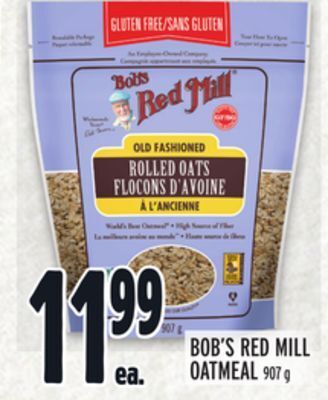 Metro Bob's red mill oatmeal offer