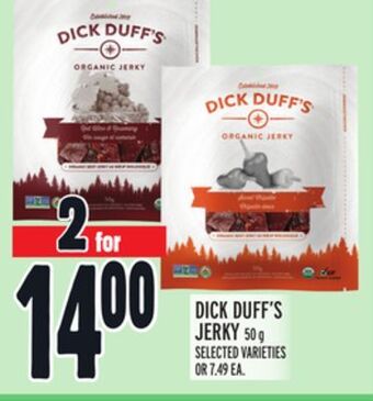 Metro Dick duff's jerky offer