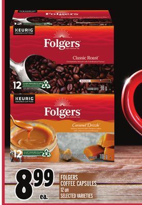 Metro Folgers coffee capsules offer