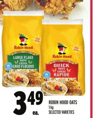 Metro Robin hood oats offer