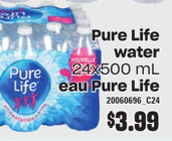Independent Grocer Pure life water, 24x500 ml offer