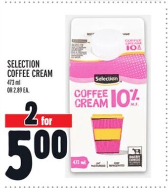 Metro Selection coffee cream offer