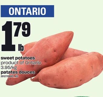Independent Grocer Sweet potatoes offer