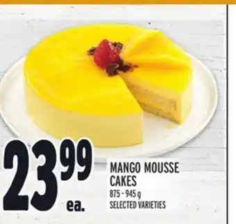 Metro Mango mousse cakes offer