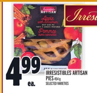 Metro Irresistibles artisan pies offer