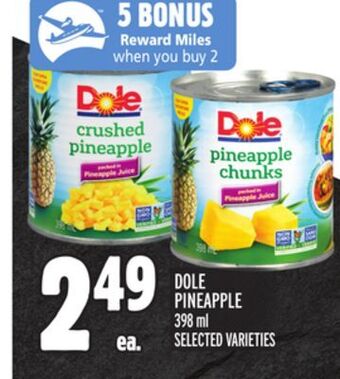 Metro Dole pineapple offer
