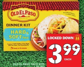 Food Basics Old el paso taco kits offer