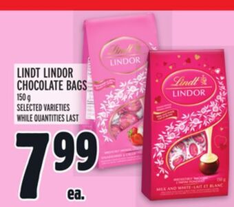 Metro Lindt lindor chocolate bags offer
