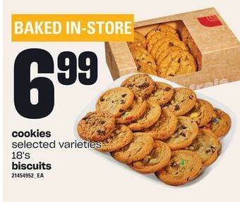 Independent Grocer Cookies, 18's offer