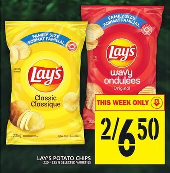 Food Basics Lay's potato chips offer