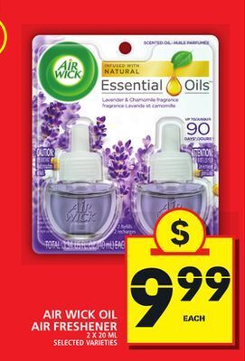 Food Basics Air wick oil air freshener offer