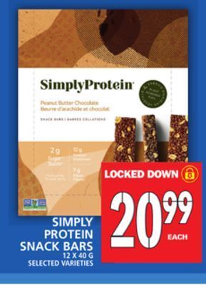 Food Basics Simply protein snack bars offer