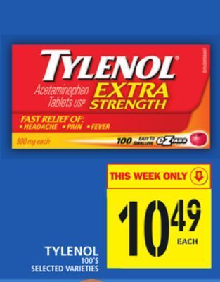 Food Basics Tylenol offer