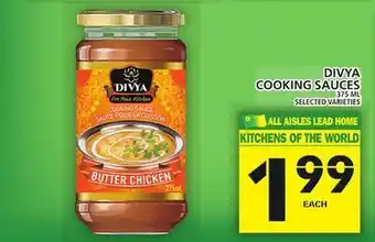 Food Basics Divya cooking sauces offer