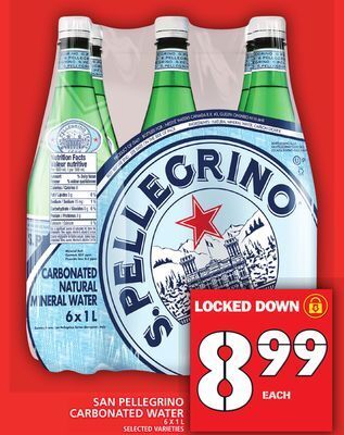 Food Basics San pellegrino carbonated water offer