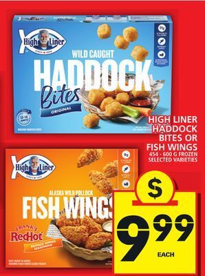 Food Basics High liner haddock bites or fish wings offer