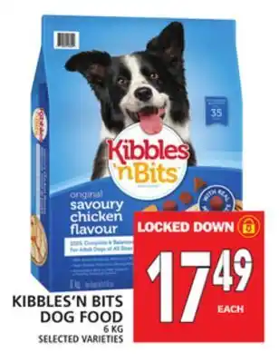 Food Basics Kibbles'n bits dog food offer
